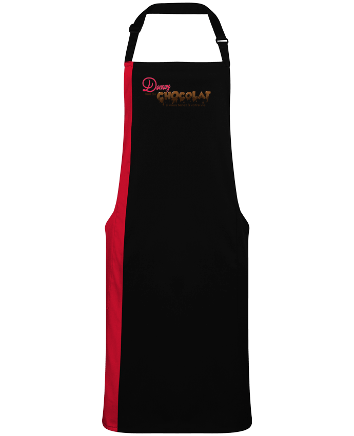 Two-tone long Apron Donnez moi du chocolat !! by  tunetoo