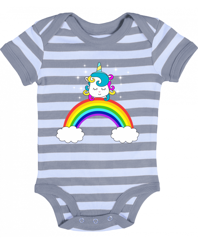 Baby Body striped Ma Licorne - Les Caprices de Filles