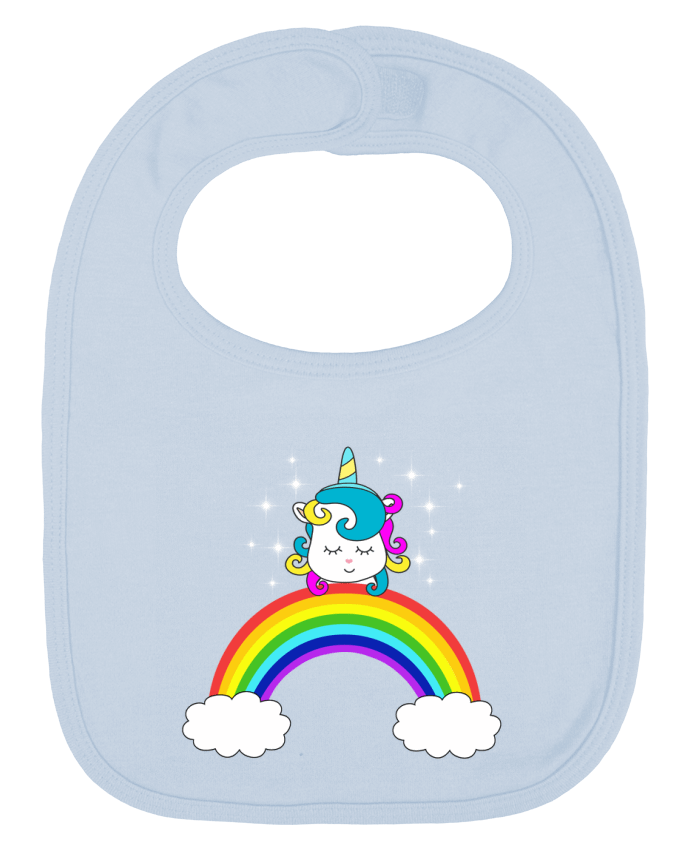 Bavoir bébé uni Ma Licorne par Les Caprices de Filles