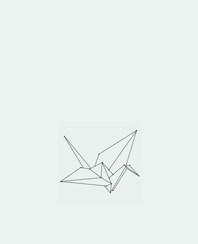 Tote-bag Origami bird par /wait-design