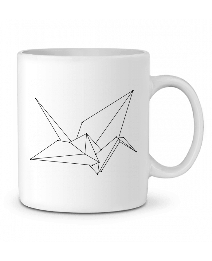 Ceramic Mug Origami bird by /wait-design