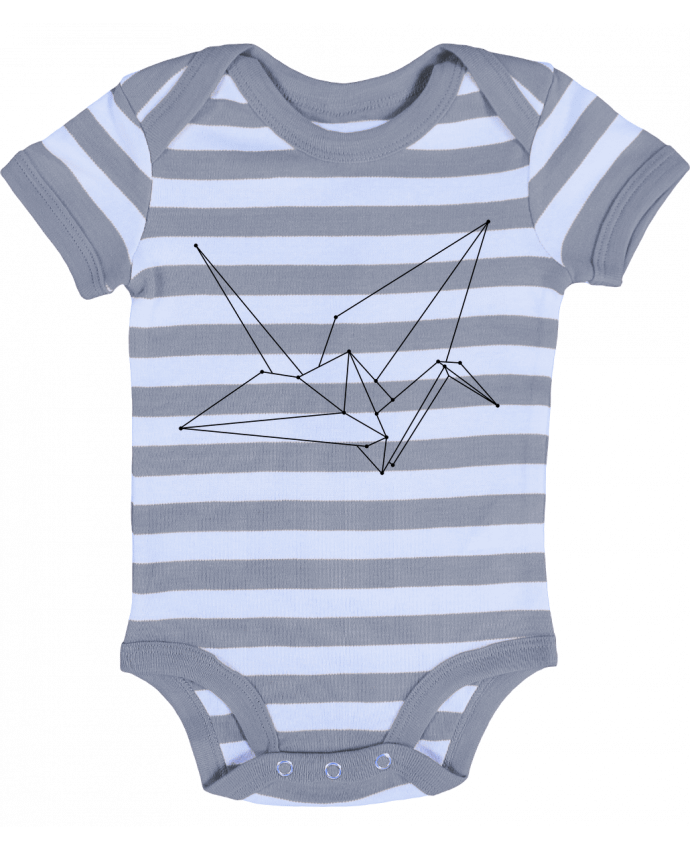 Baby Body striped Origami bird - /wait-design