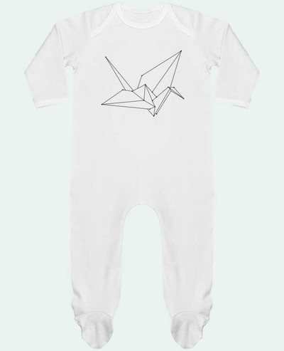 Body Pyjama Bébé Origami bird par /wait-design