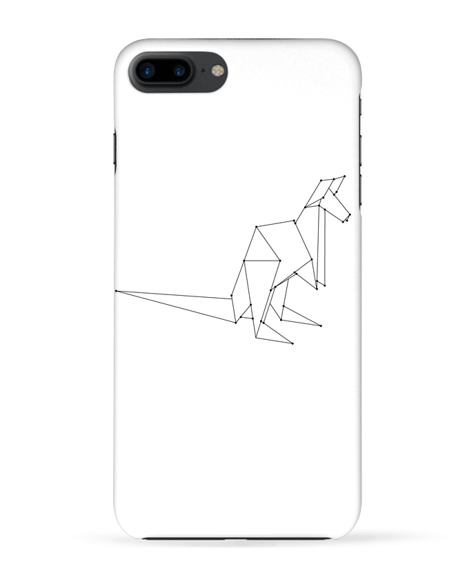 Coque iPhone 7 + Origami kangourou par /wait-design