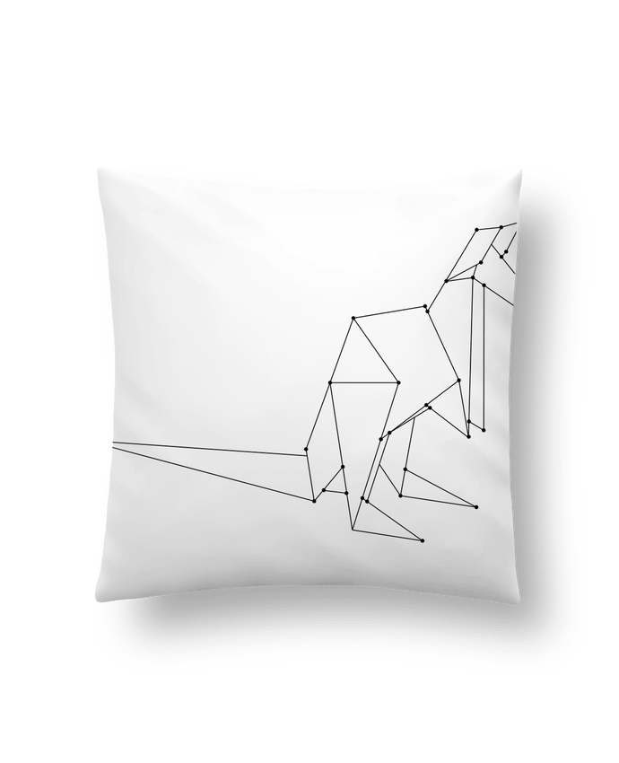 Cushion synthetic soft 45 x 45 cm Origami kangourou by /wait-design