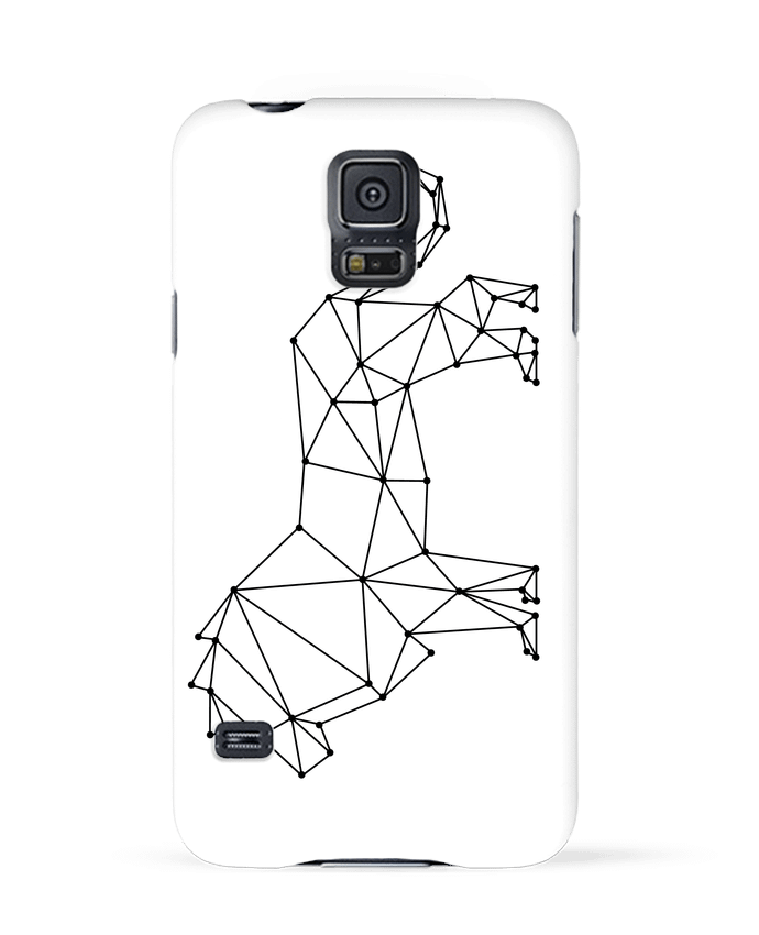 Carcasa Samsung Galaxy S5 Origami lion por /wait-design