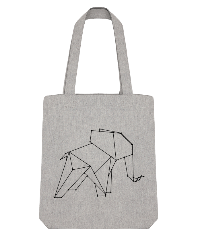 Tote Bag Stanley Stella Origami elephant by /wait-design 
