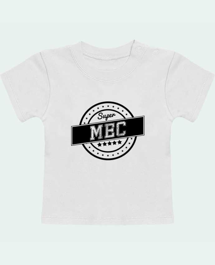 T-Shirt Baby Short Sleeve Super mec manches courtes du designer justsayin