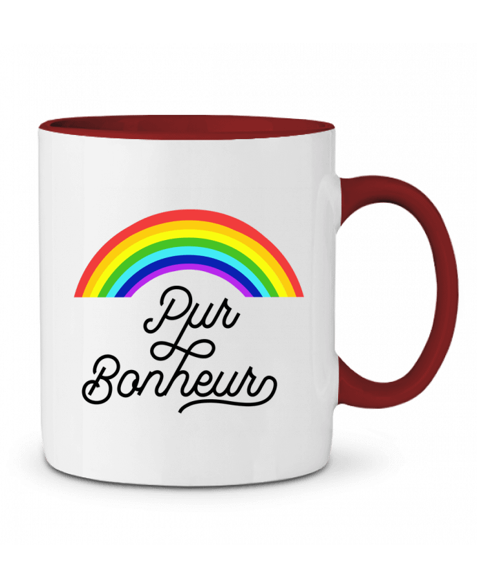 Two-tone Ceramic Mug Pur bonheur Les Caprices de Filles