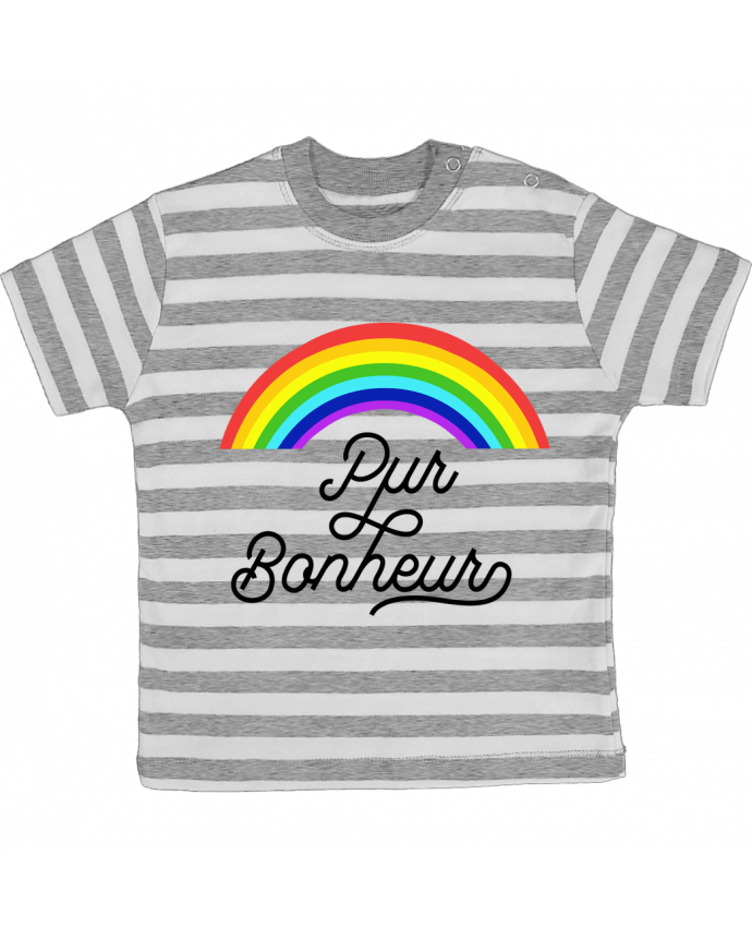 T-shirt baby with stripes Pur bonheur by Les Caprices de Filles