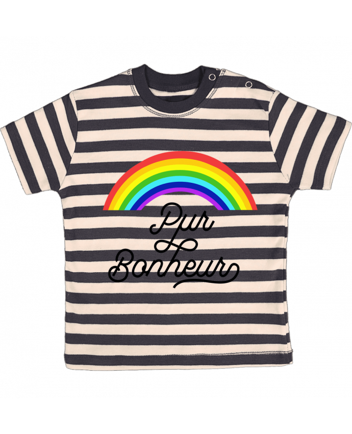 Camiseta Bebé a Rayas Pur bonheur por Les Caprices de Filles