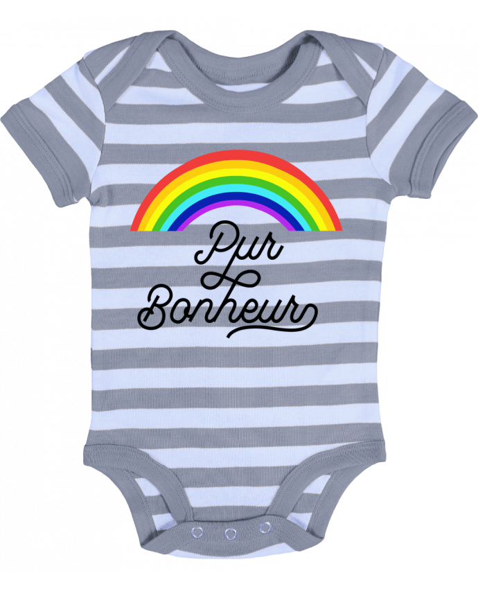 Baby Body striped Pur bonheur - Les Caprices de Filles