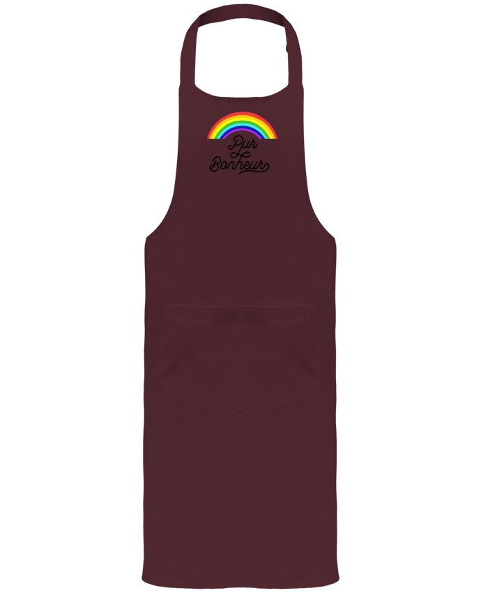 Garden or Sommelier Apron with Pocket Pur bonheur by Les Caprices de Filles