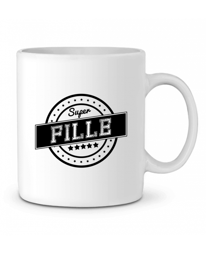 Ceramic Mug Super fille by justsayin