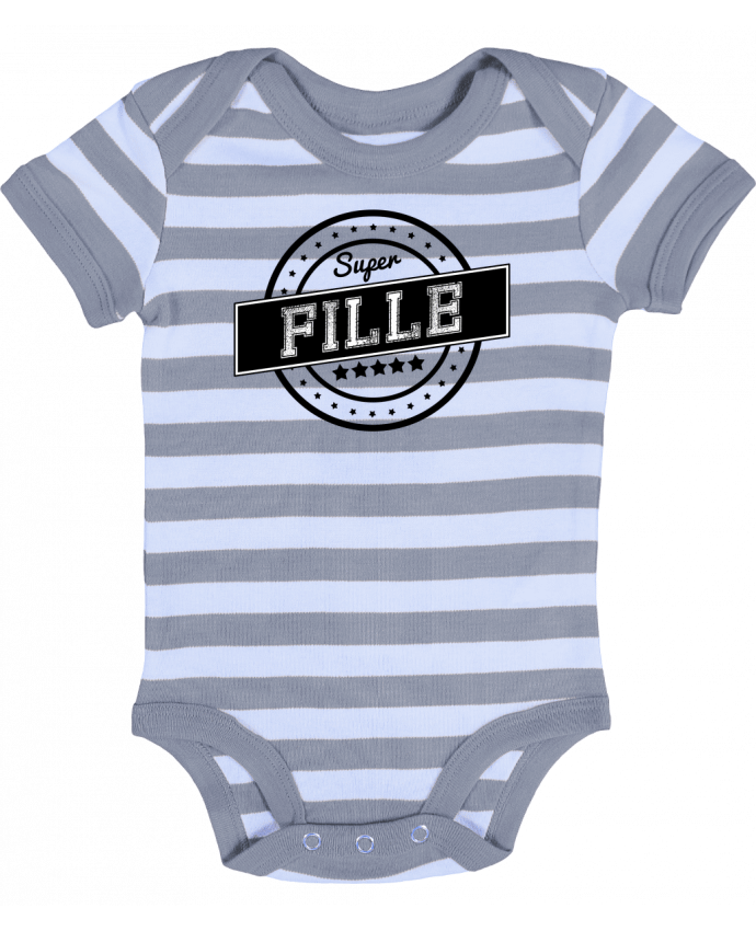 Baby Body striped Super fille - justsayin
