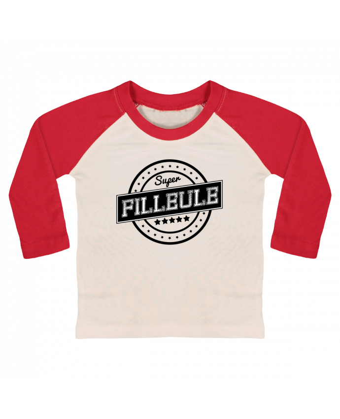 Tee-shirt Bébé Baseball ML Super filleule par justsayin