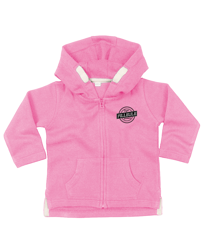 Hoddie with zip for baby Super filleule by justsayin