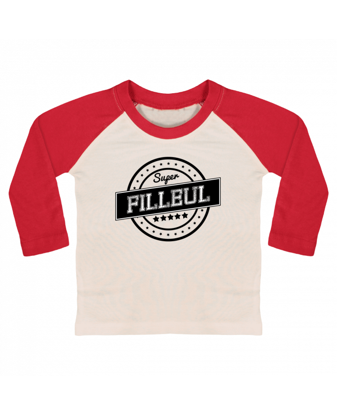Tee-shirt Bébé Baseball ML Super filleul par justsayin