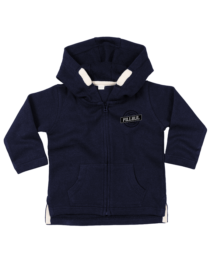 Hoddie with zip for baby Super filleul by justsayin