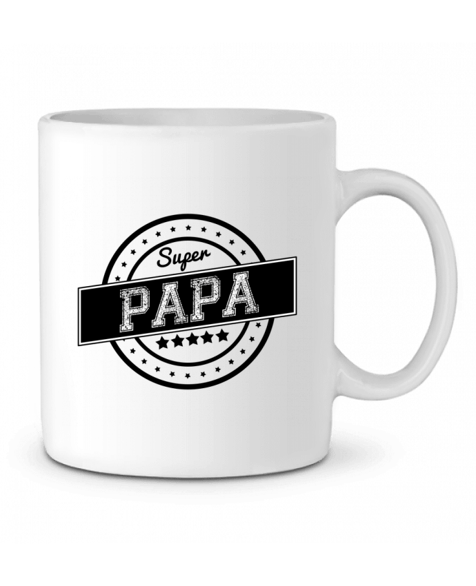 Ceramic Mug Super papa by justsayin