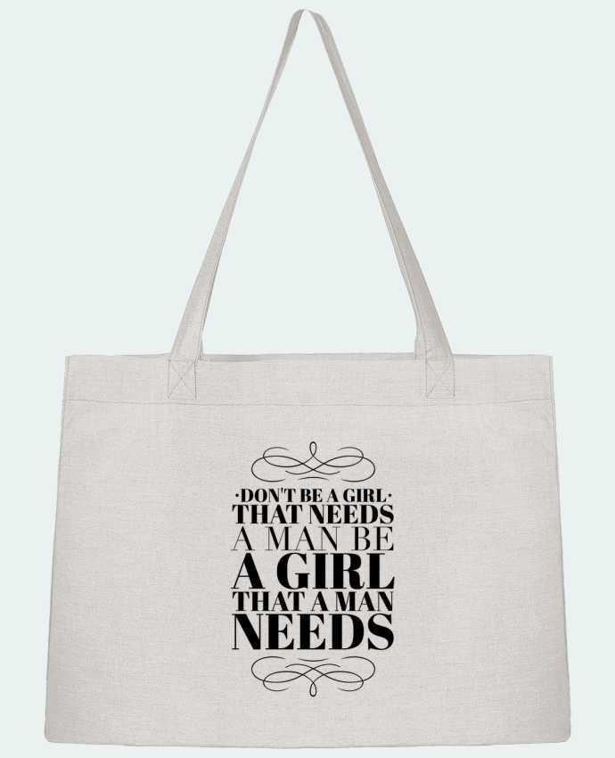 Shopping tote bag Stanley Stella Don't be a girl by Les Caprices de Filles