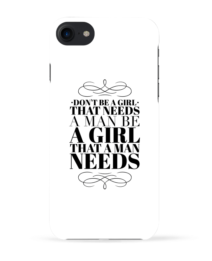 Carcasa Iphone 7 Don't be a girl de Les Caprices de Filles