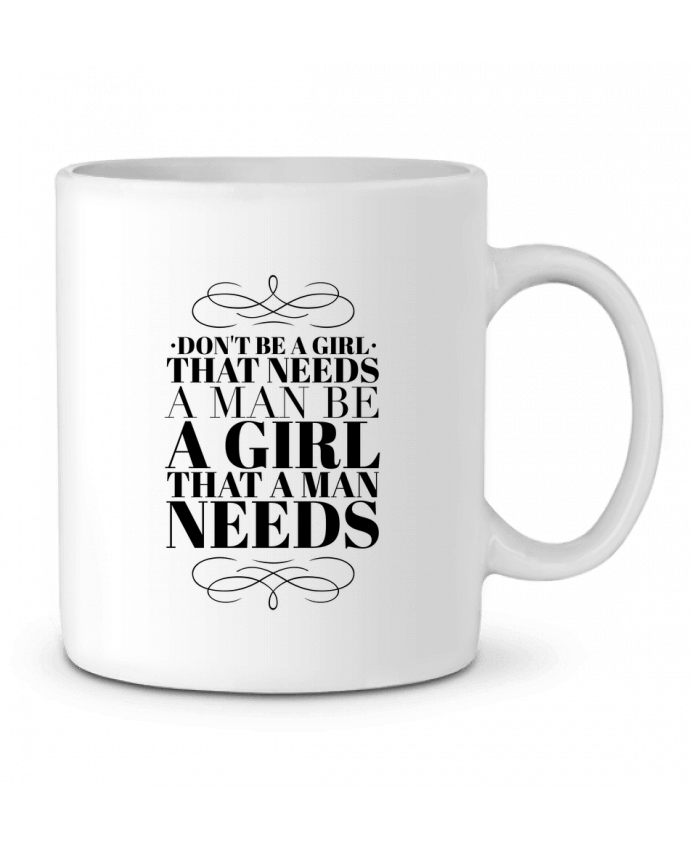 Ceramic Mug Don't be a girl by Les Caprices de Filles