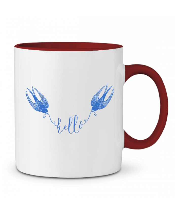 Mug bicolore Hello Les Caprices de Filles