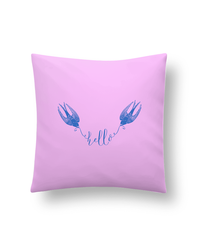 Cushion synthetic soft 45 x 45 cm Hello by Les Caprices de Filles