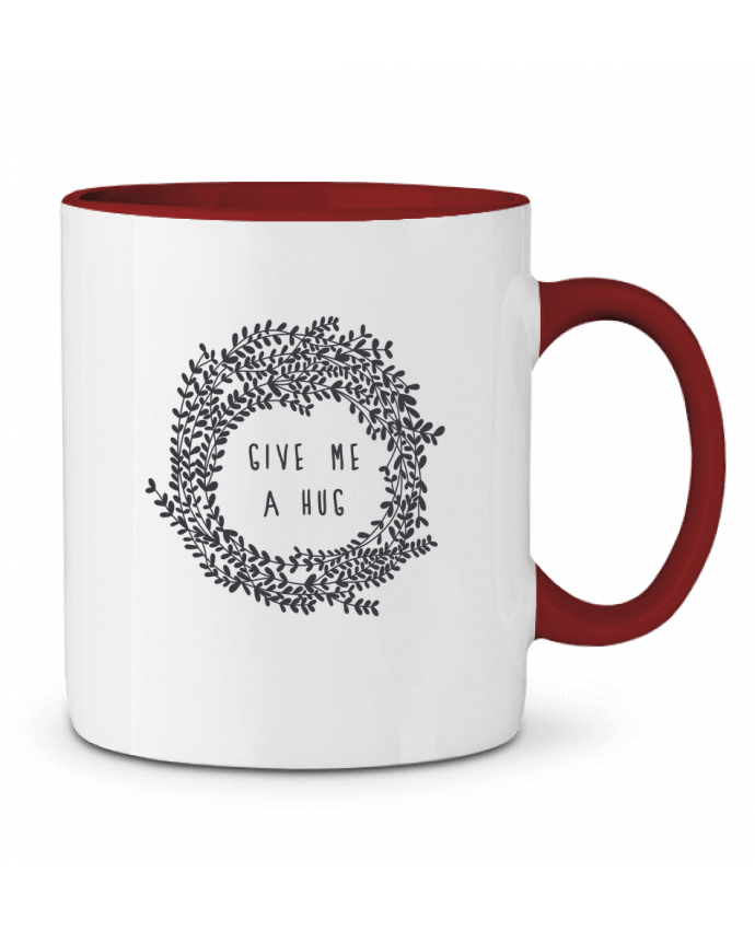 Mug bicolore Give me a hug Les Caprices de Filles