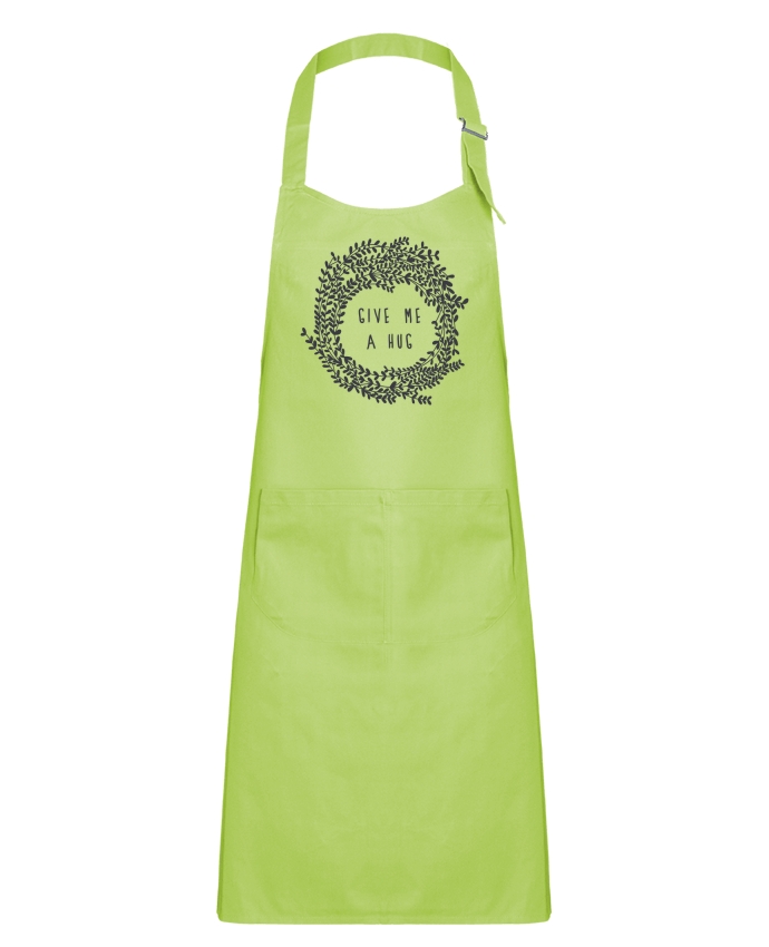 Kids chef pocket apron Give me a hug by Les Caprices de Filles