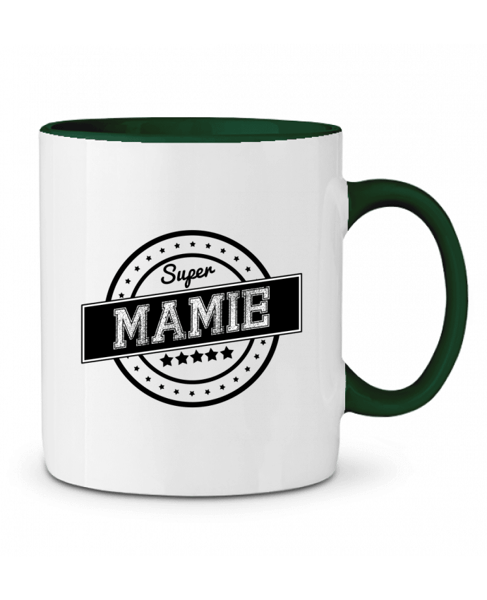 Two-tone Ceramic Mug Super mamie justsayin