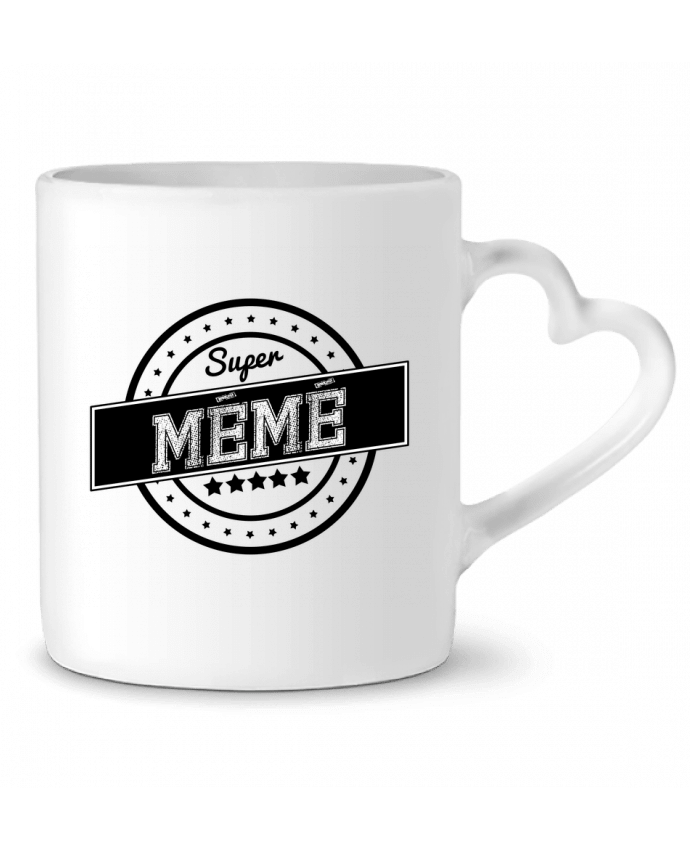 Mug Heart Super mémé by justsayin
