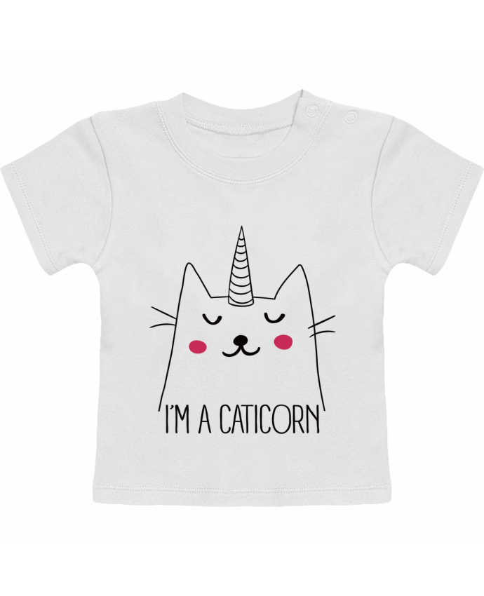 T-Shirt Baby Short Sleeve I'm a Caticorn manches courtes du designer Freeyourshirt.com