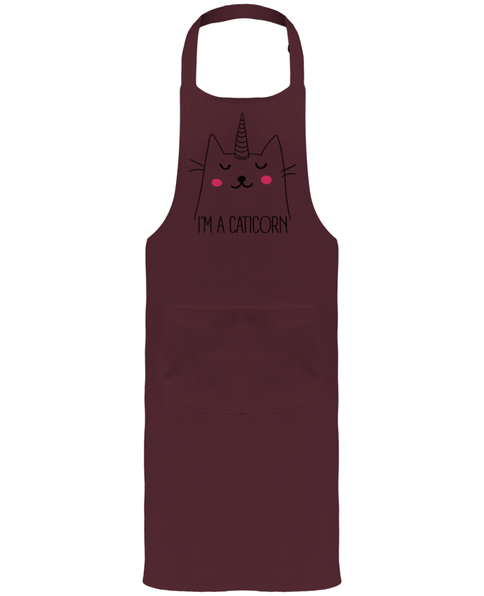 Tablier avec poches I'm a Caticorn par Freeyourshirt.com