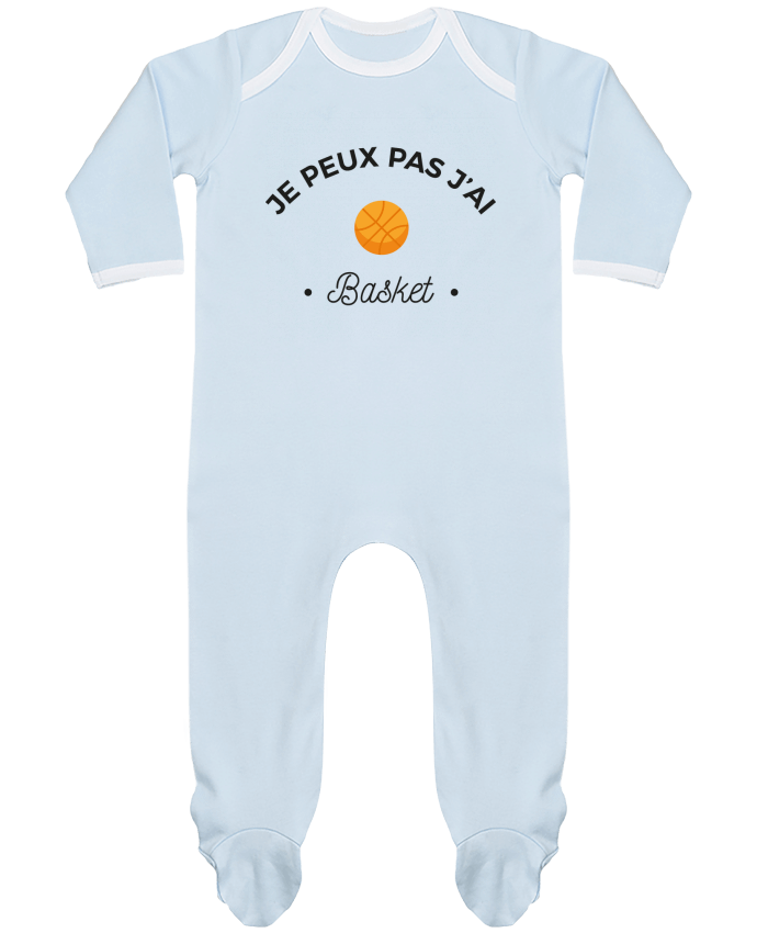 Body Pyjama Bébé Je peux pas j'ai basket par Ruuud