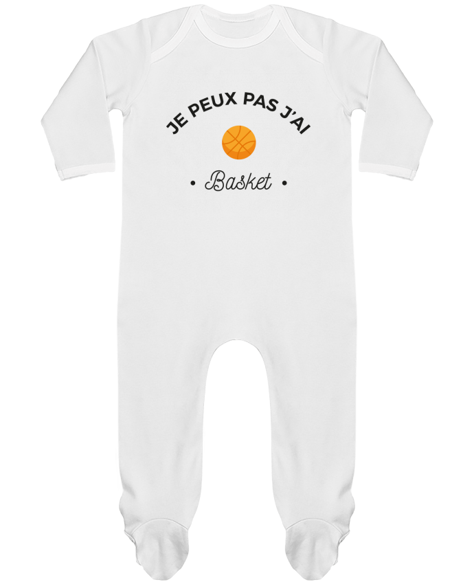 Baby Sleeper long sleeves Contrast Je peux pas j'ai basket by Ruuud