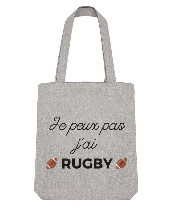Tote Bag Stanley Stella Je peux pas j'ai Rugby par Ruuud 