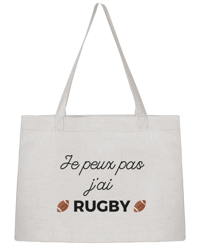 Shopping tote bag Stanley Stella Je peux pas j'ai Rugby by Ruuud