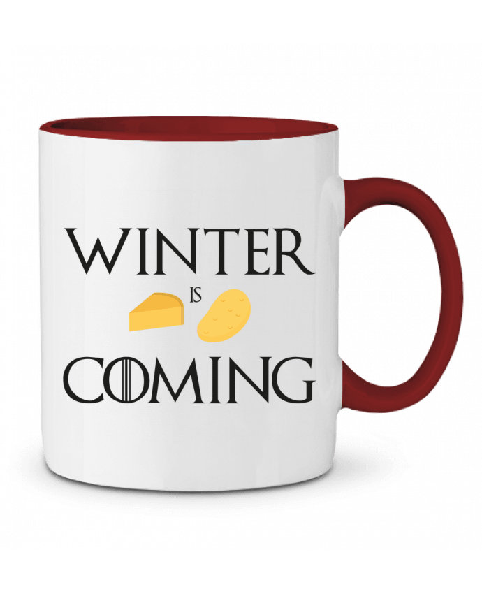 Mug bicolore Winter is coming Ruuud