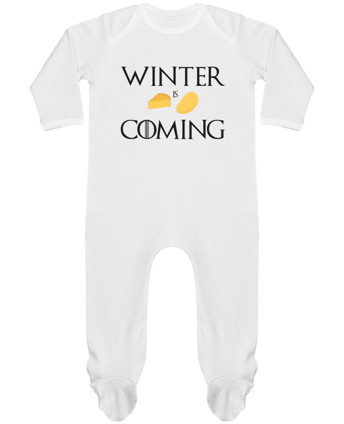 Baby Sleeper long sleeves Contrast Winter is coming by Ruuud