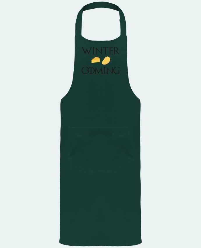 Garden or Sommelier Apron with Pocket Winter is coming by Ruuud