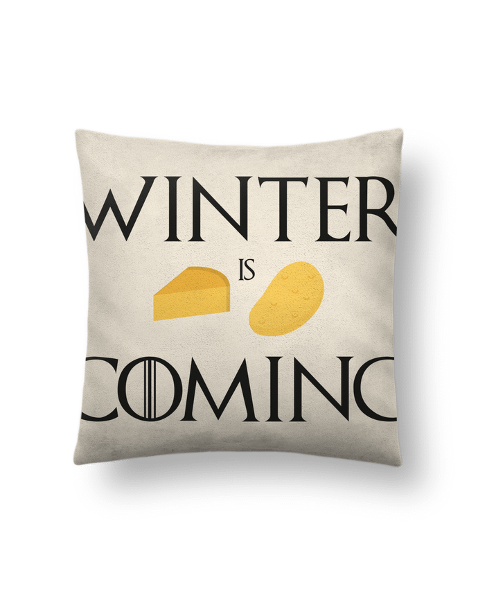 Cushion suede touch 45 x 45 cm Winter is coming by Ruuud