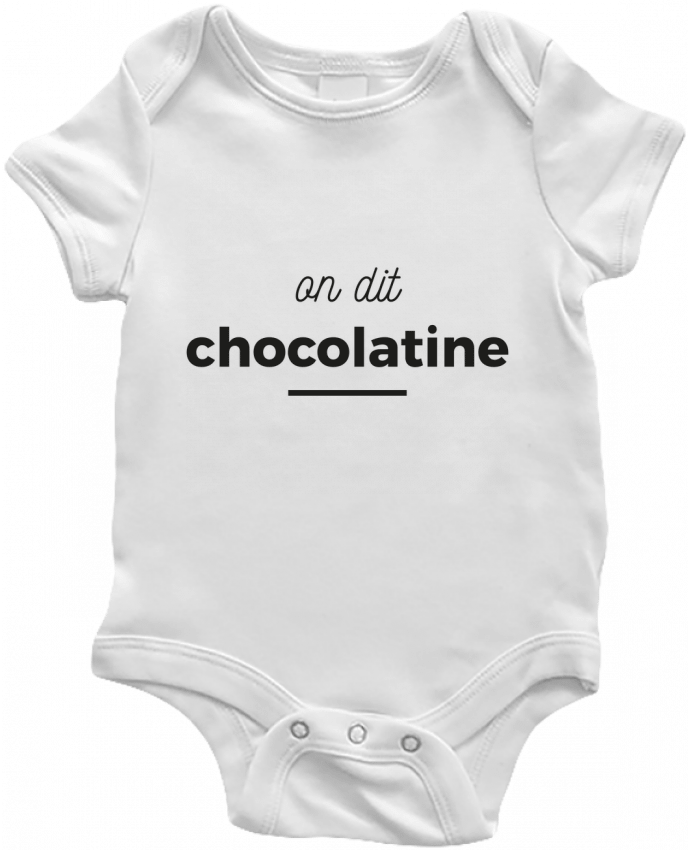 Body Bebé On dit chocolatine por Ruuud