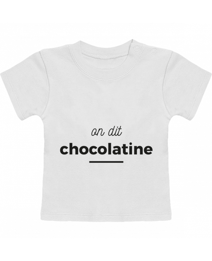 T-Shirt Baby Short Sleeve On dit chocolatine manches courtes du designer Ruuud