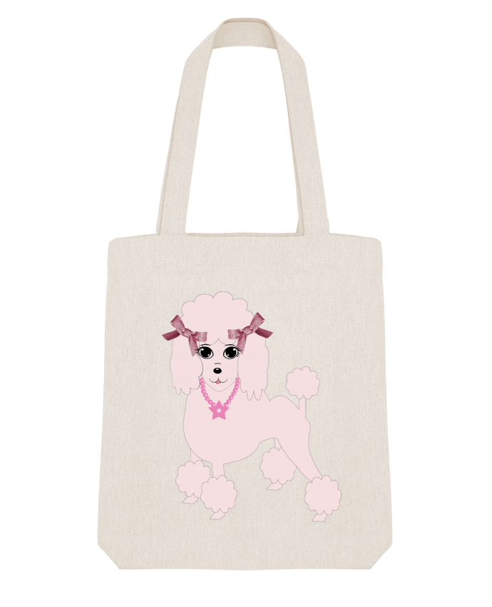 Tote Bag Stanley Stella Caniche rose par Les Caprices de Filles 