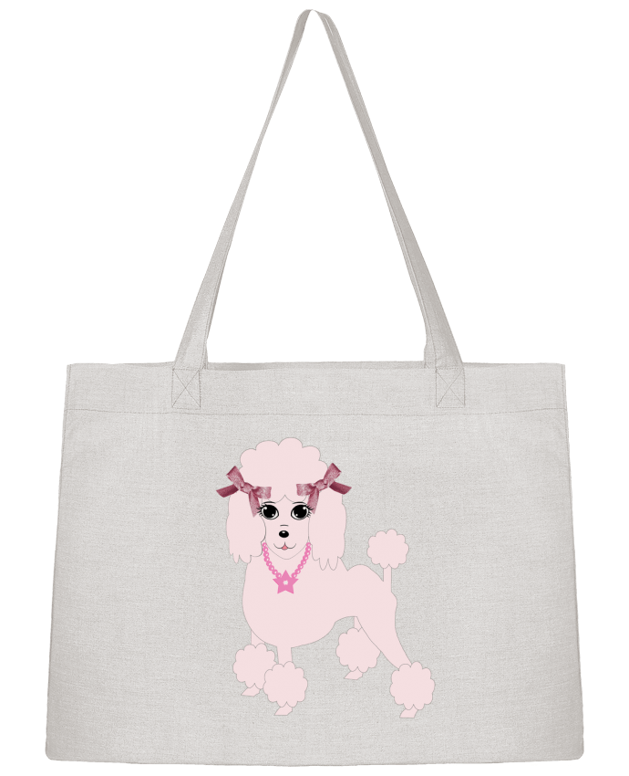 Sac Shopping Caniche rose par Les Caprices de Filles