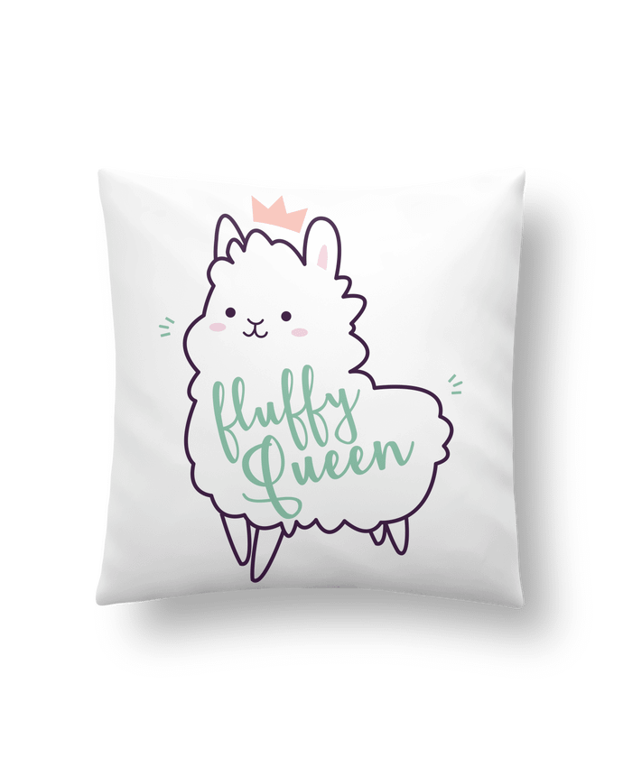 Cushion synthetic soft 45 x 45 cm Fluffy Queen by Nana