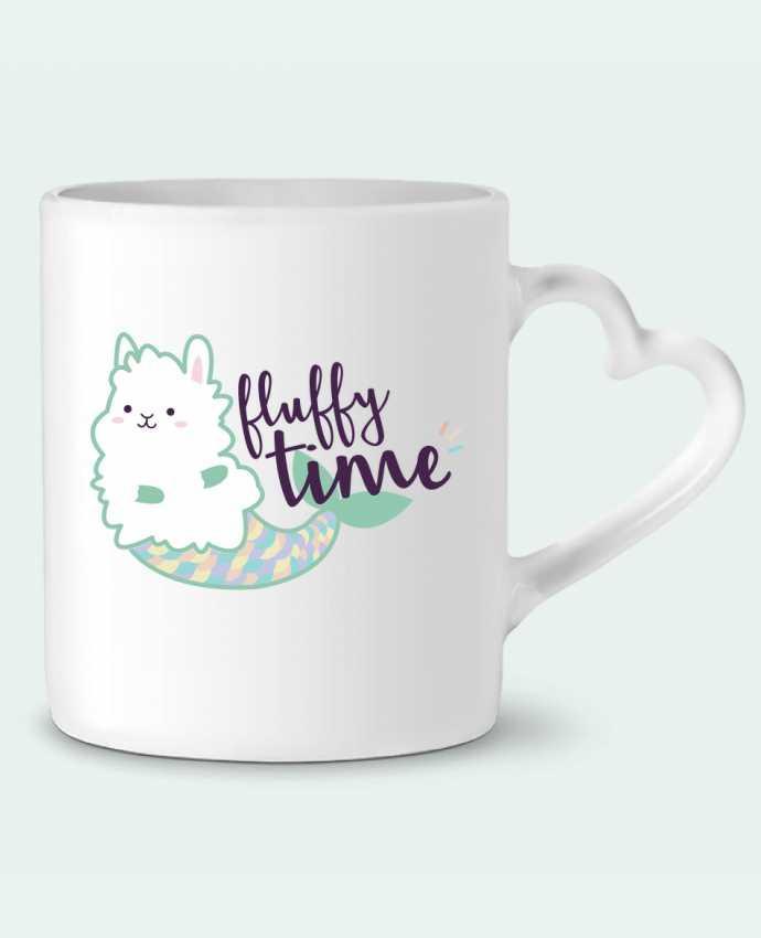 Taza Corazón Mermaid Fluffy por Nana