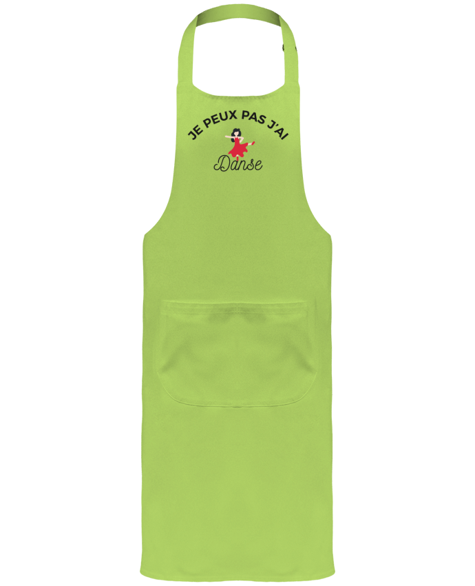 Garden or Sommelier Apron with Pocket Je peux pas j'ai danse by Ruuud